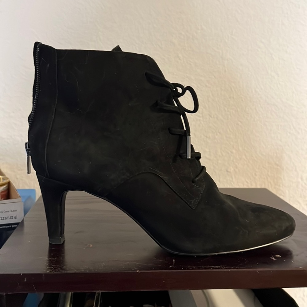 Pelle Moda - black suede booties - size 9 and also 9.5 available